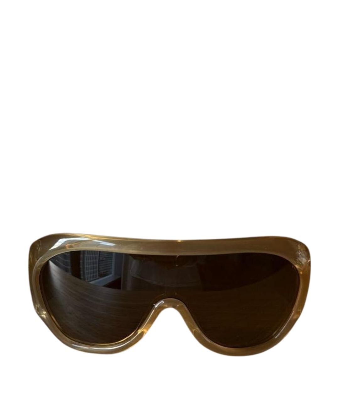 PHOEBE PHILO Желтые пластиковые солнцезащитные очки, фото 1