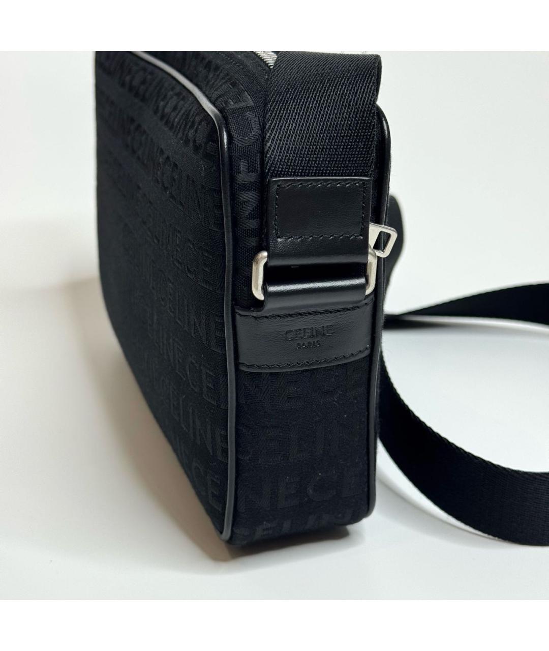 CELINE Черная сумка на плечо, фото 4