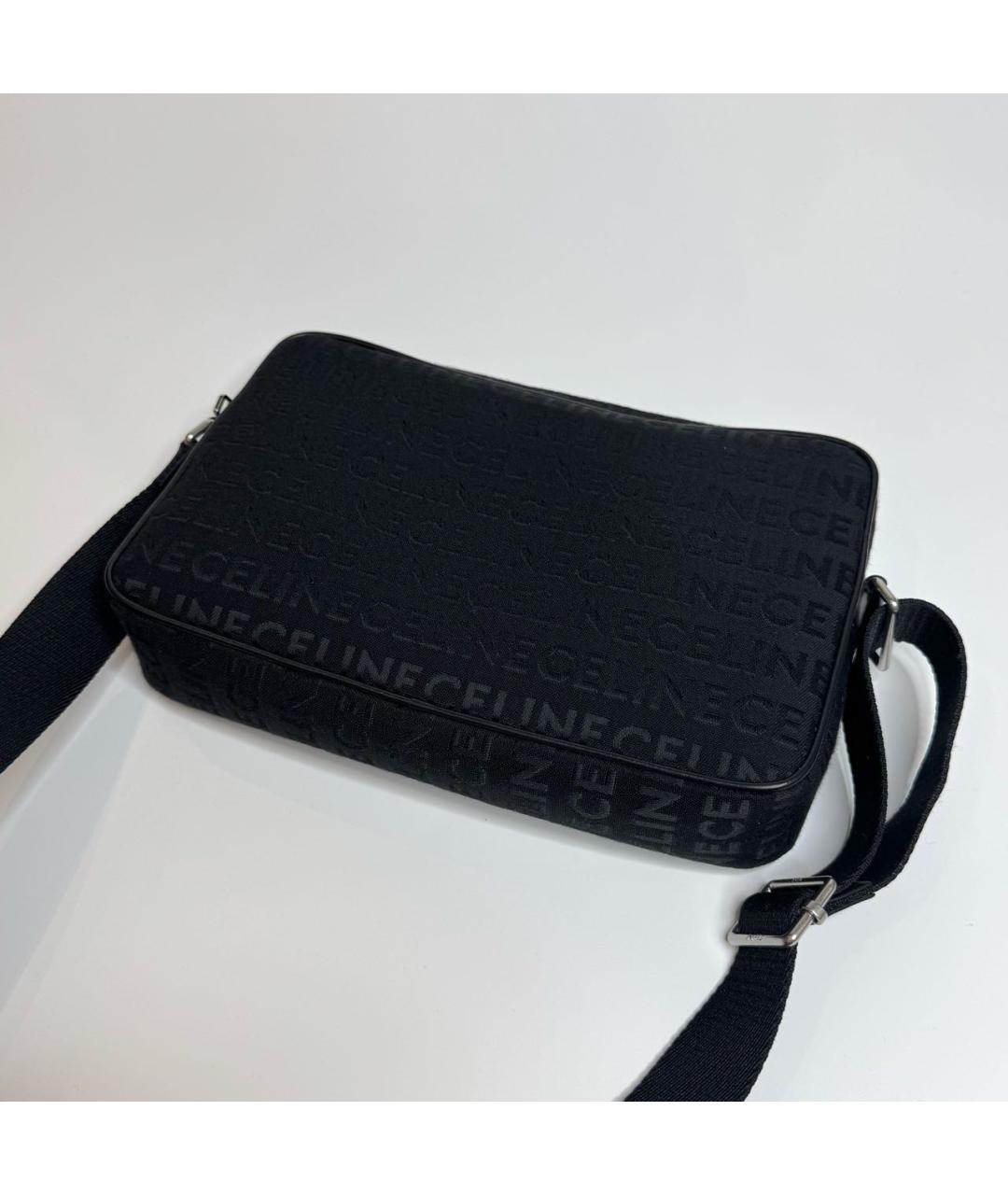 CELINE Черная сумка на плечо, фото 3