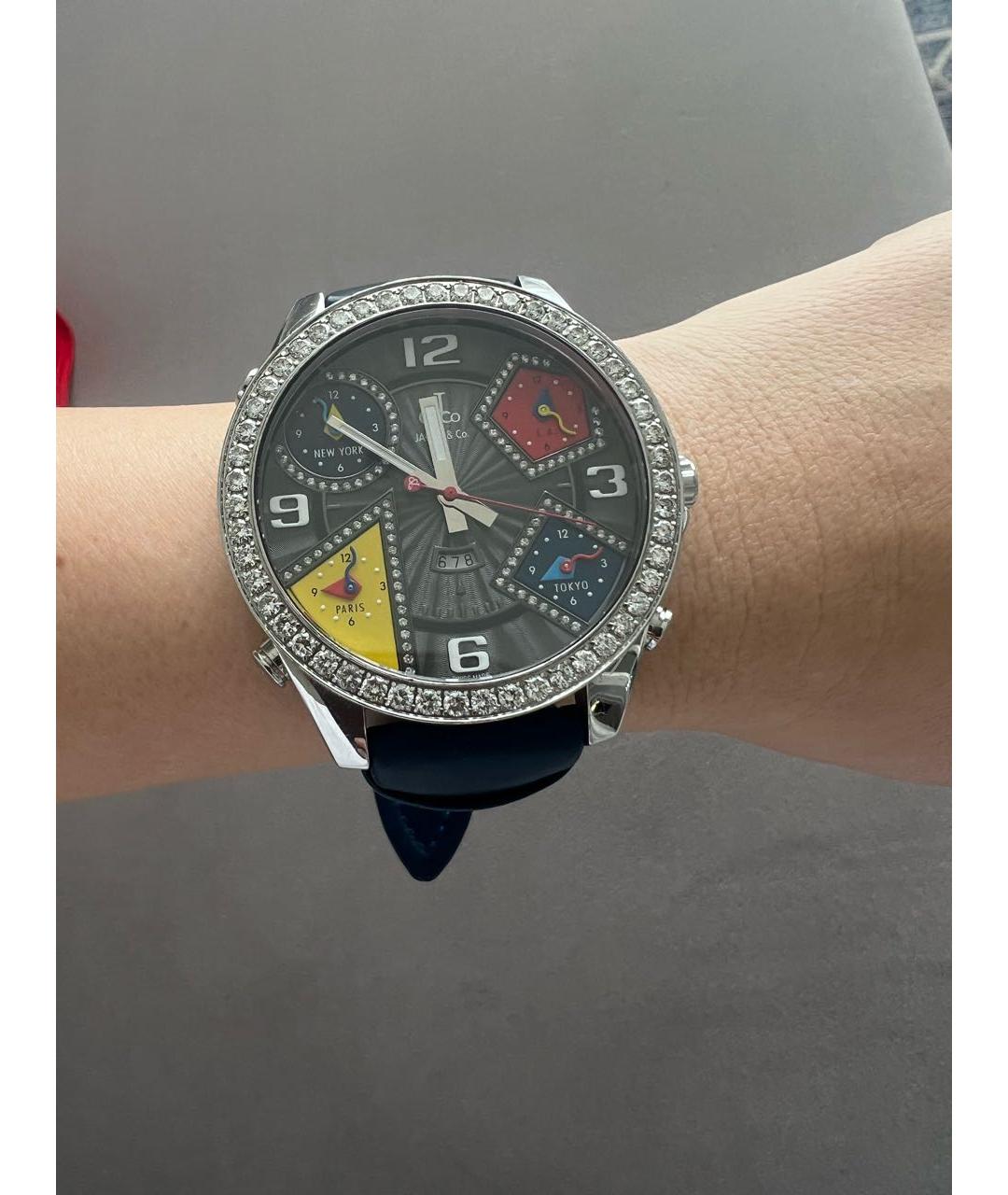 JACOB&CO Черные часы, фото 4