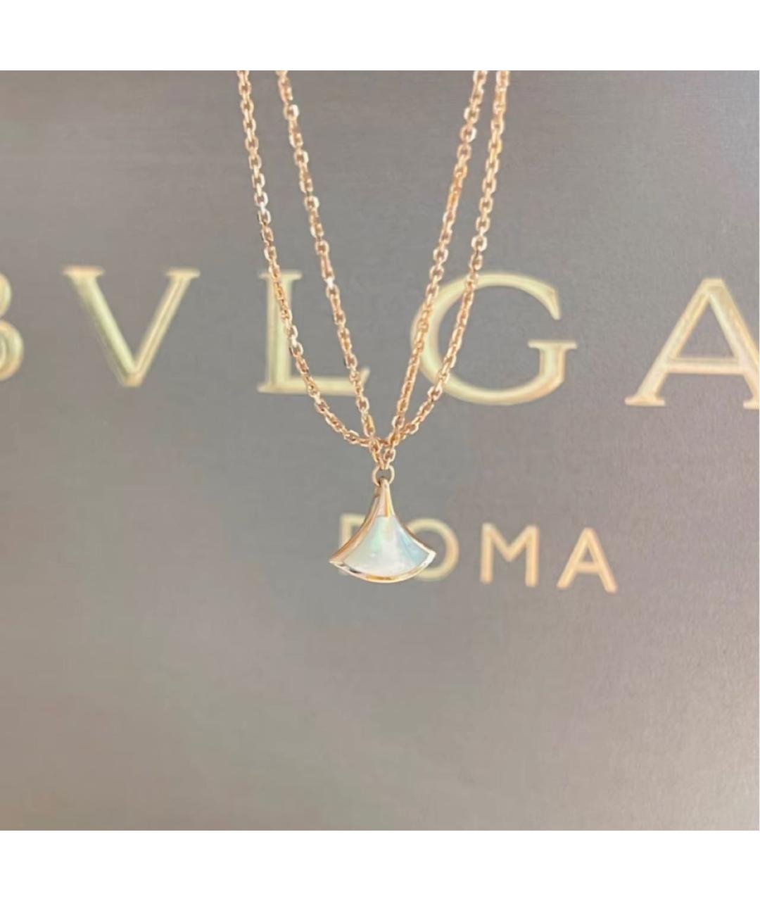 BVLGARI Белый браслет из розового золота, фото 4