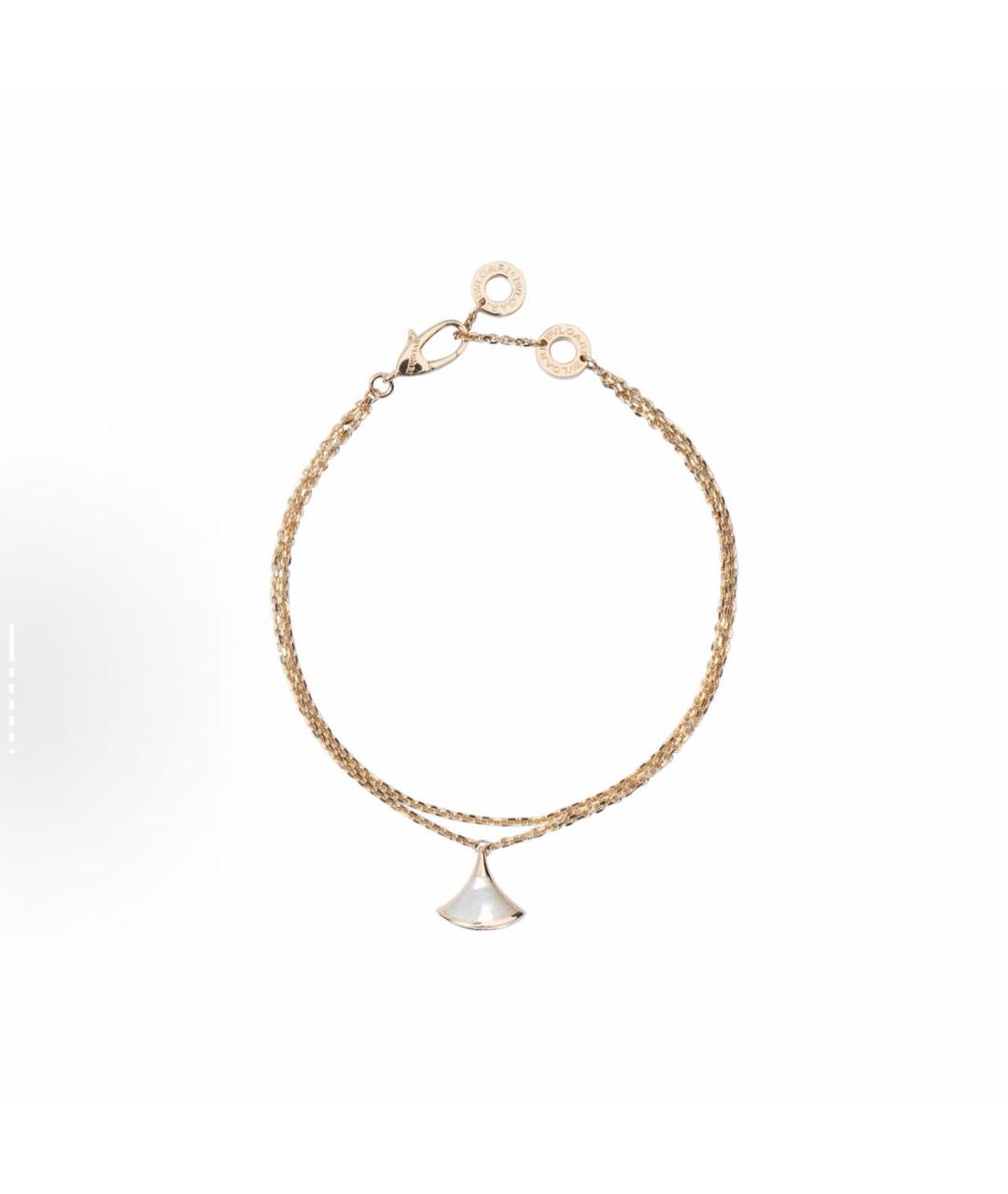 BVLGARI Белый браслет из розового золота, фото 5