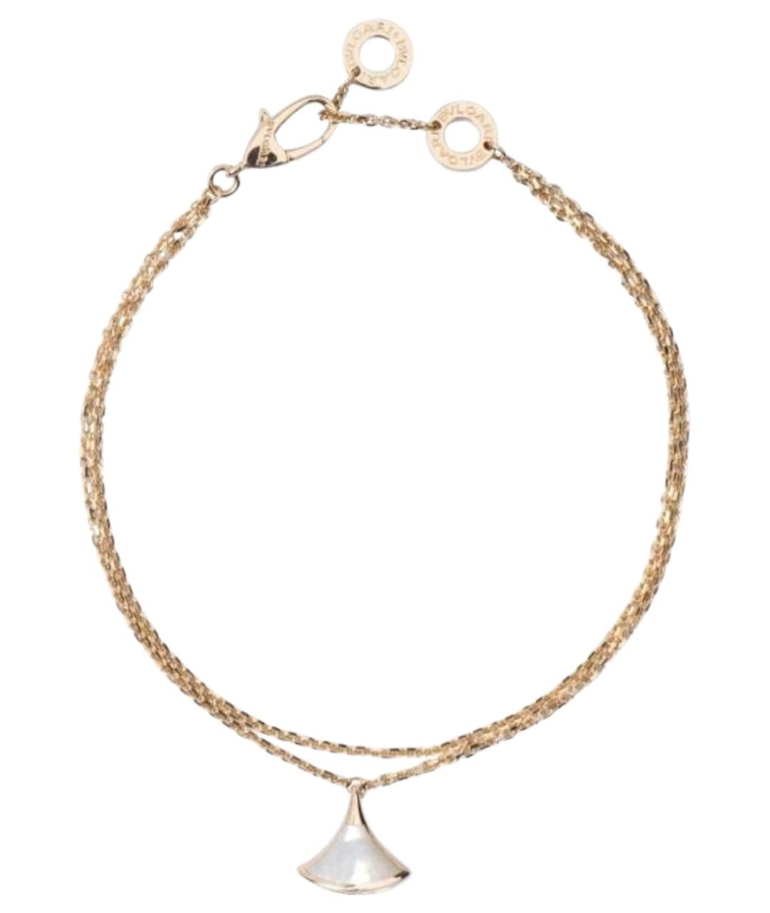 BVLGARI Белый браслет из розового золота, фото 1