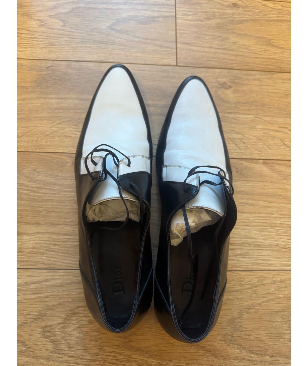 CHRISTIAN DIOR Мульти кожаные туфли, фото 3