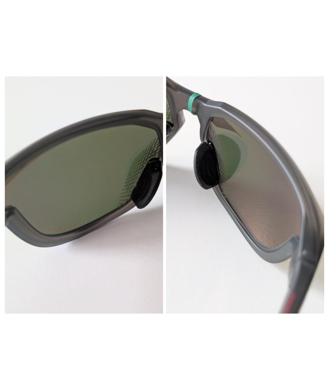 OAKLEY Черные пластиковые солнцезащитные очки, фото 3