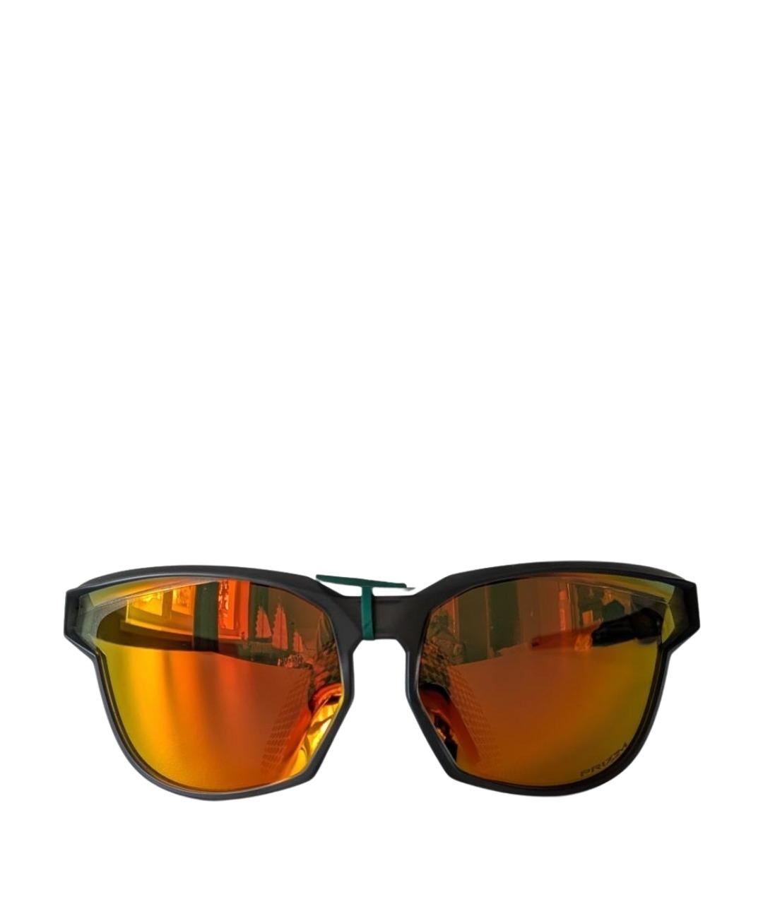 OAKLEY Черные пластиковые солнцезащитные очки, фото 1