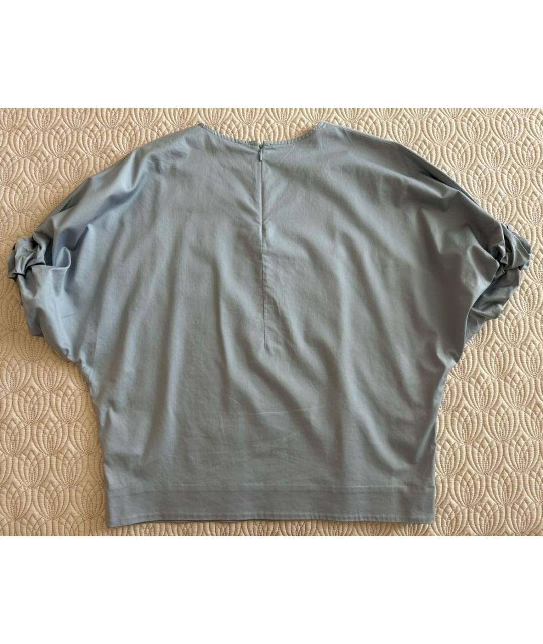 COS Голубая хлопковая блузы, фото 2