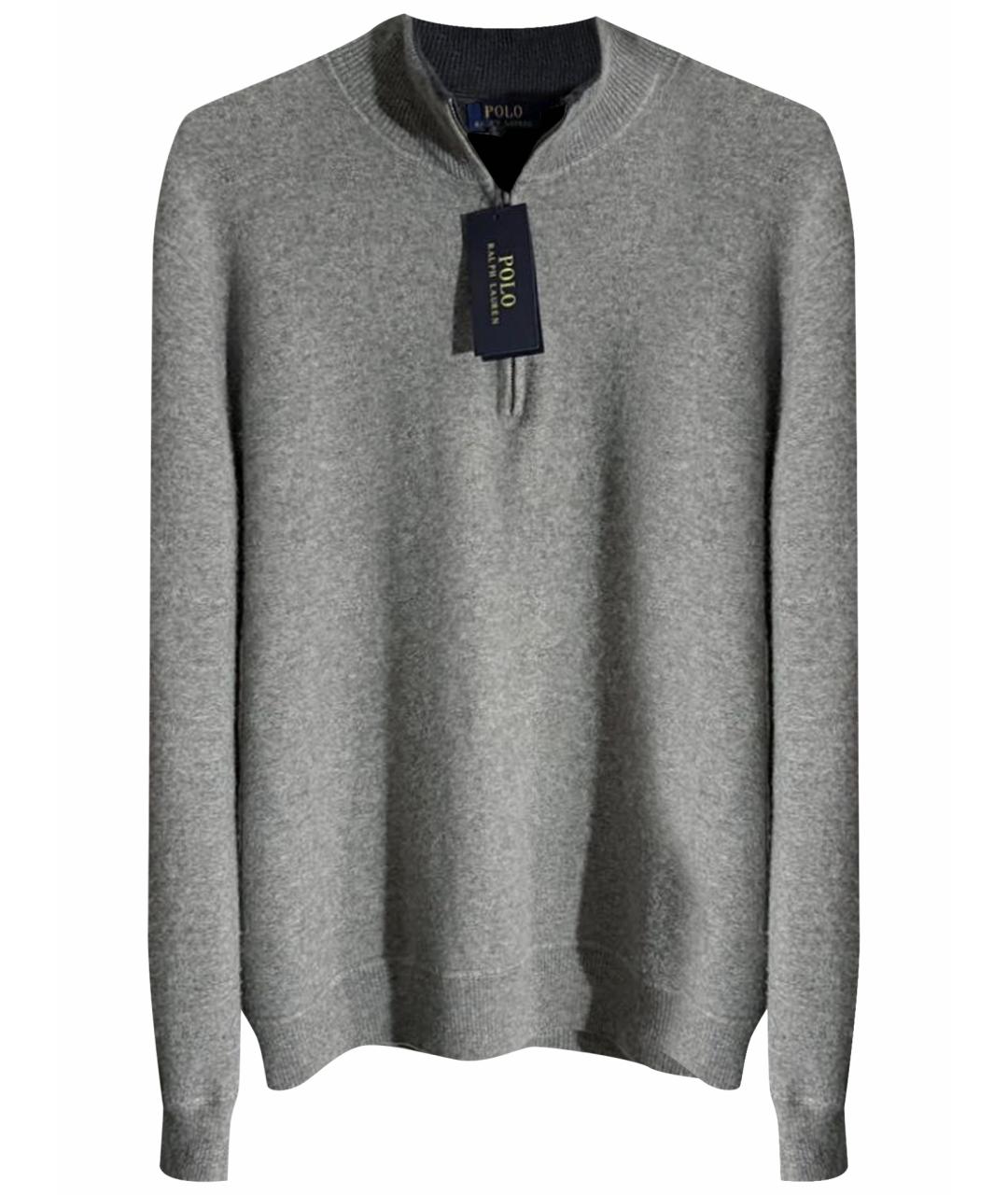 POLO RALPH LAUREN Серый кашемировый джемпер / свитер, фото 1