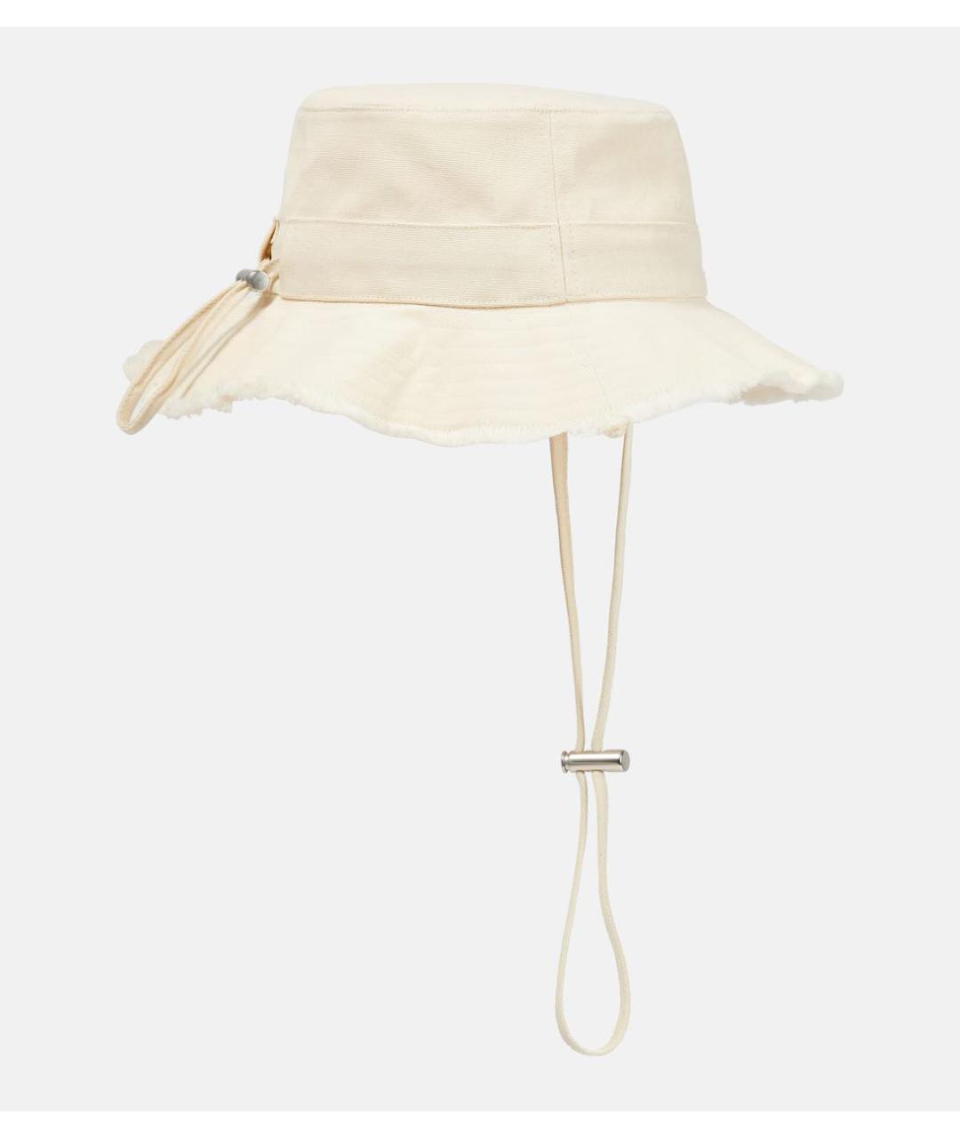 JACQUEMUS Белая хлопковая панама, фото 3