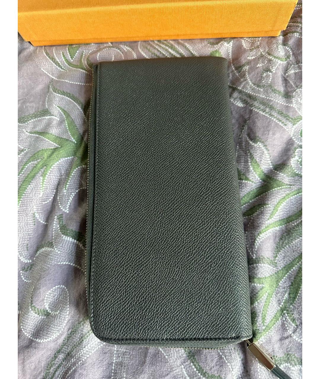 TOD'S Серый кожаный кошелек, фото 3