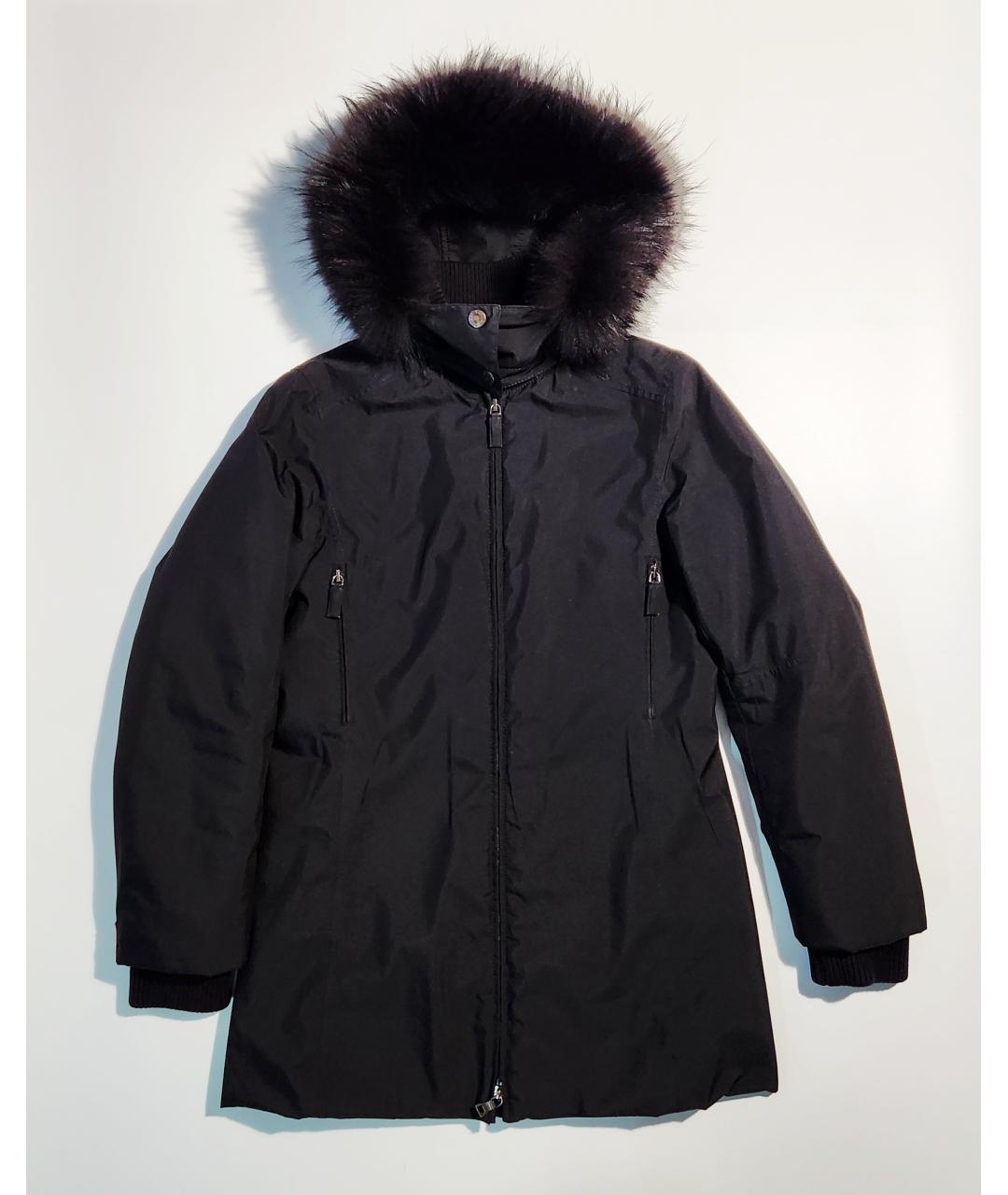 PRADA Черная полиэстеровая парка, фото 10