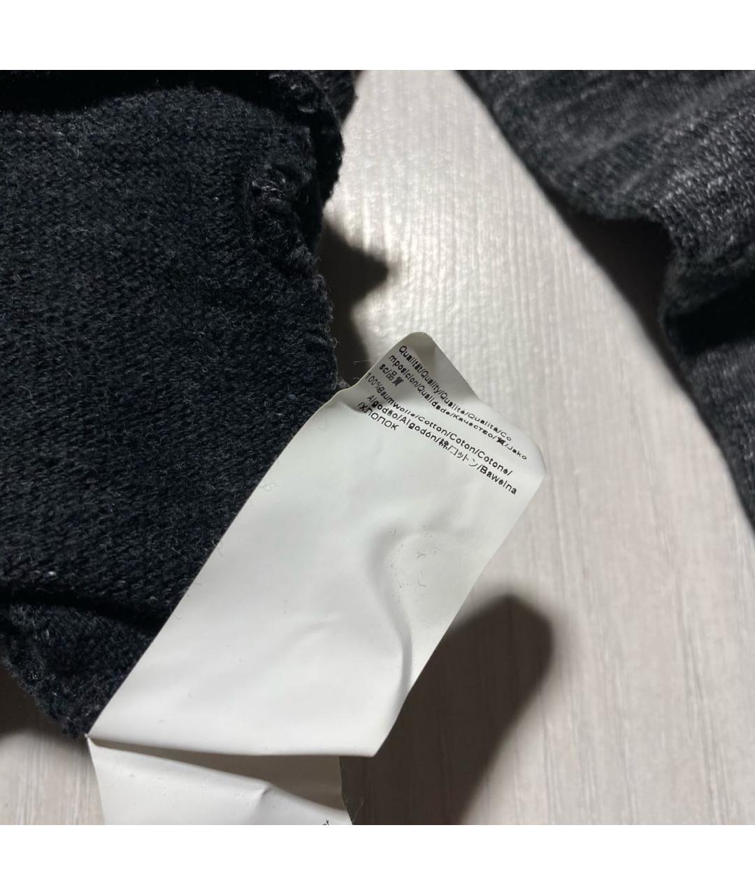 HUGO BOSS Антрацитовый хлопковый джемпер / свитер, фото 8