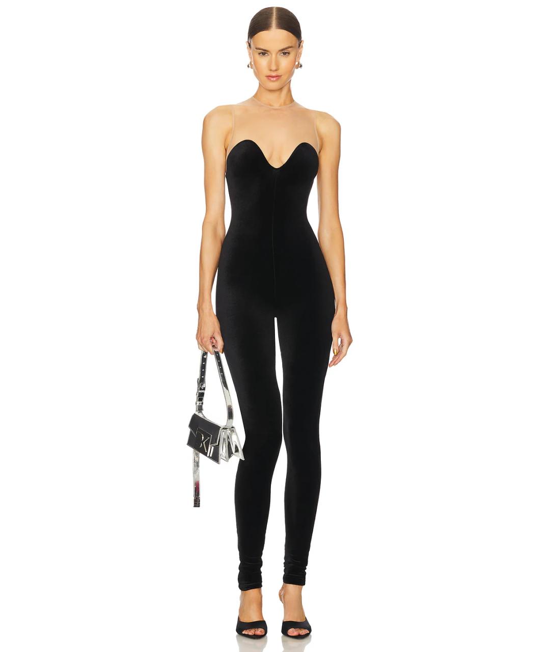 DAVID KOMA Черный комбинезон, фото 5