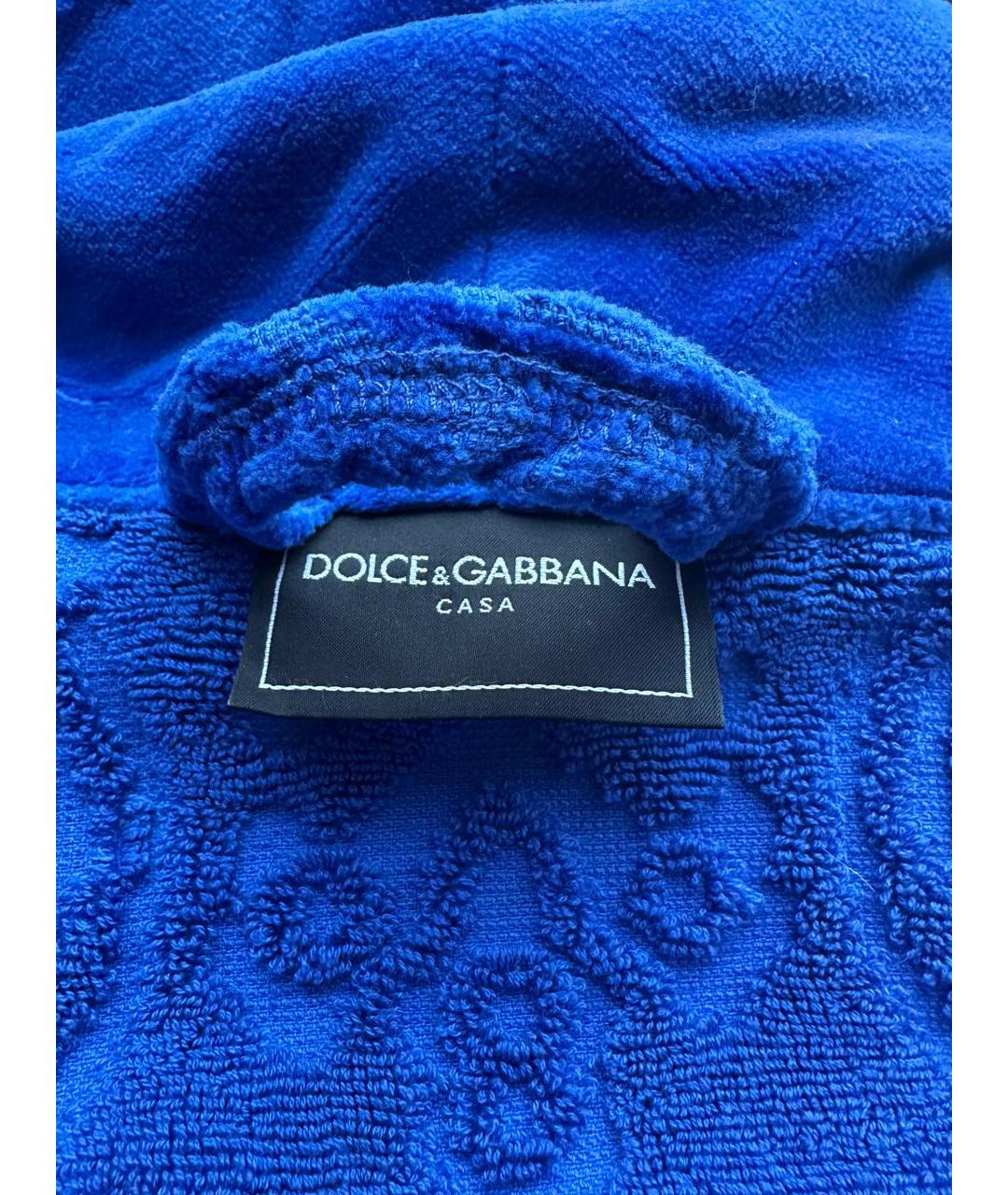 DOLCE&GABBANA Синий халат, фото 6