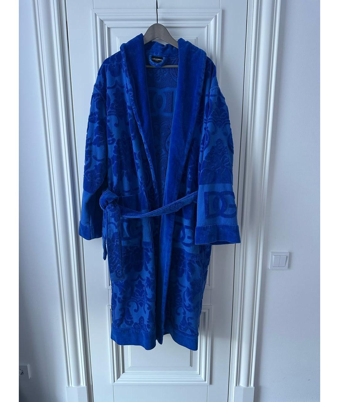 DOLCE&GABBANA Синий халат, фото 8