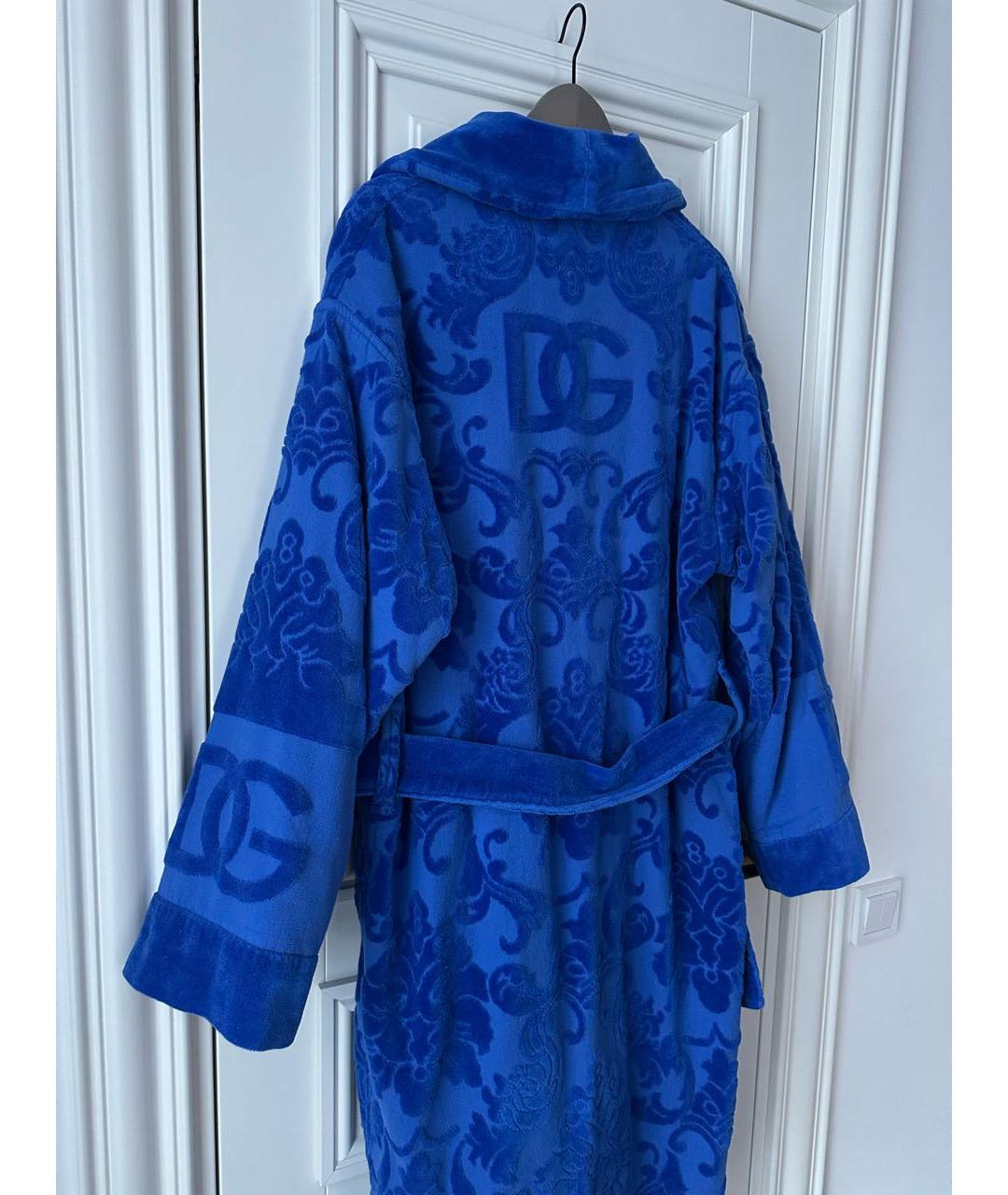 DOLCE&GABBANA Синий халат, фото 4