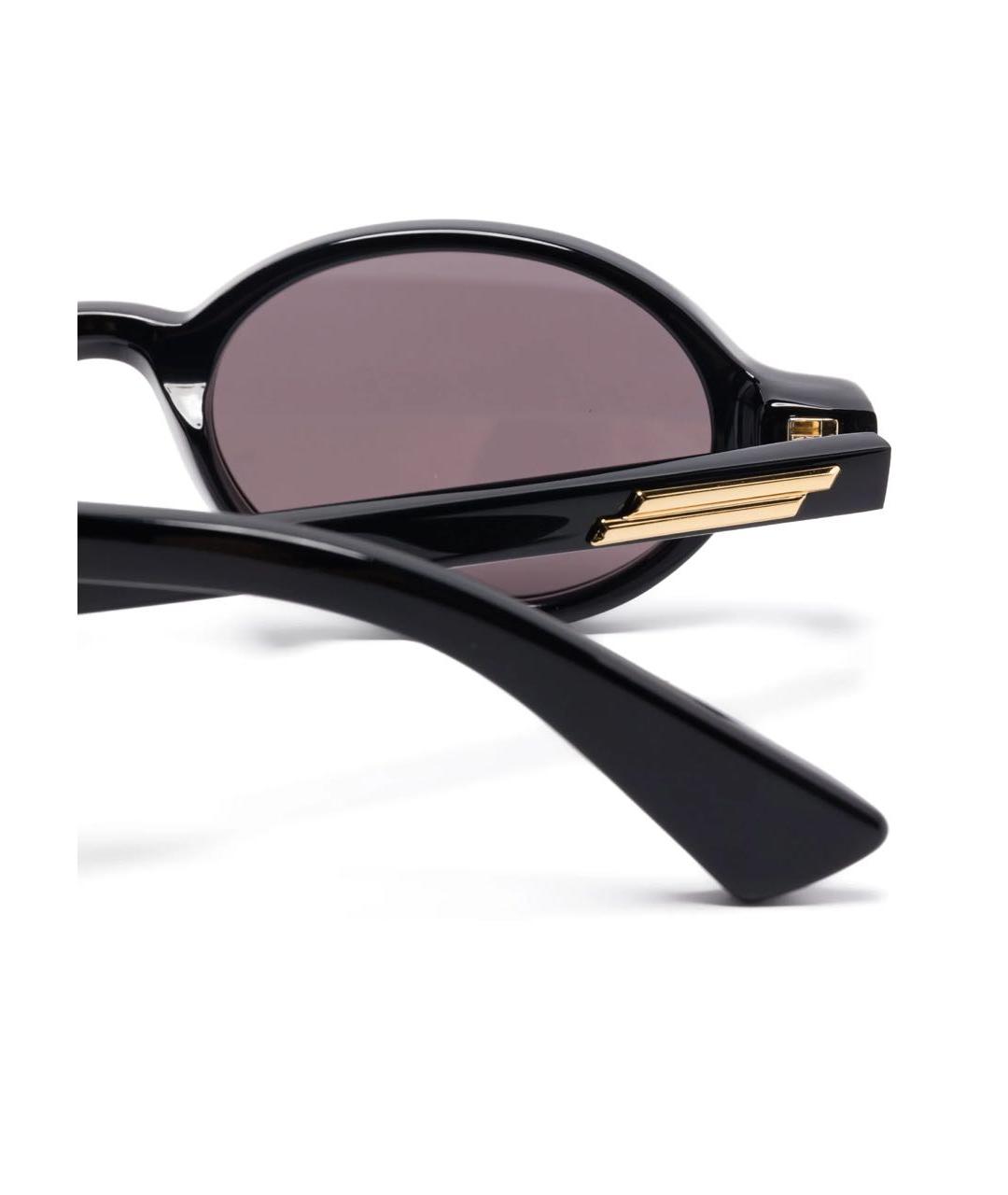 BOTTEGA VENETA Черные пластиковые солнцезащитные очки, фото 2