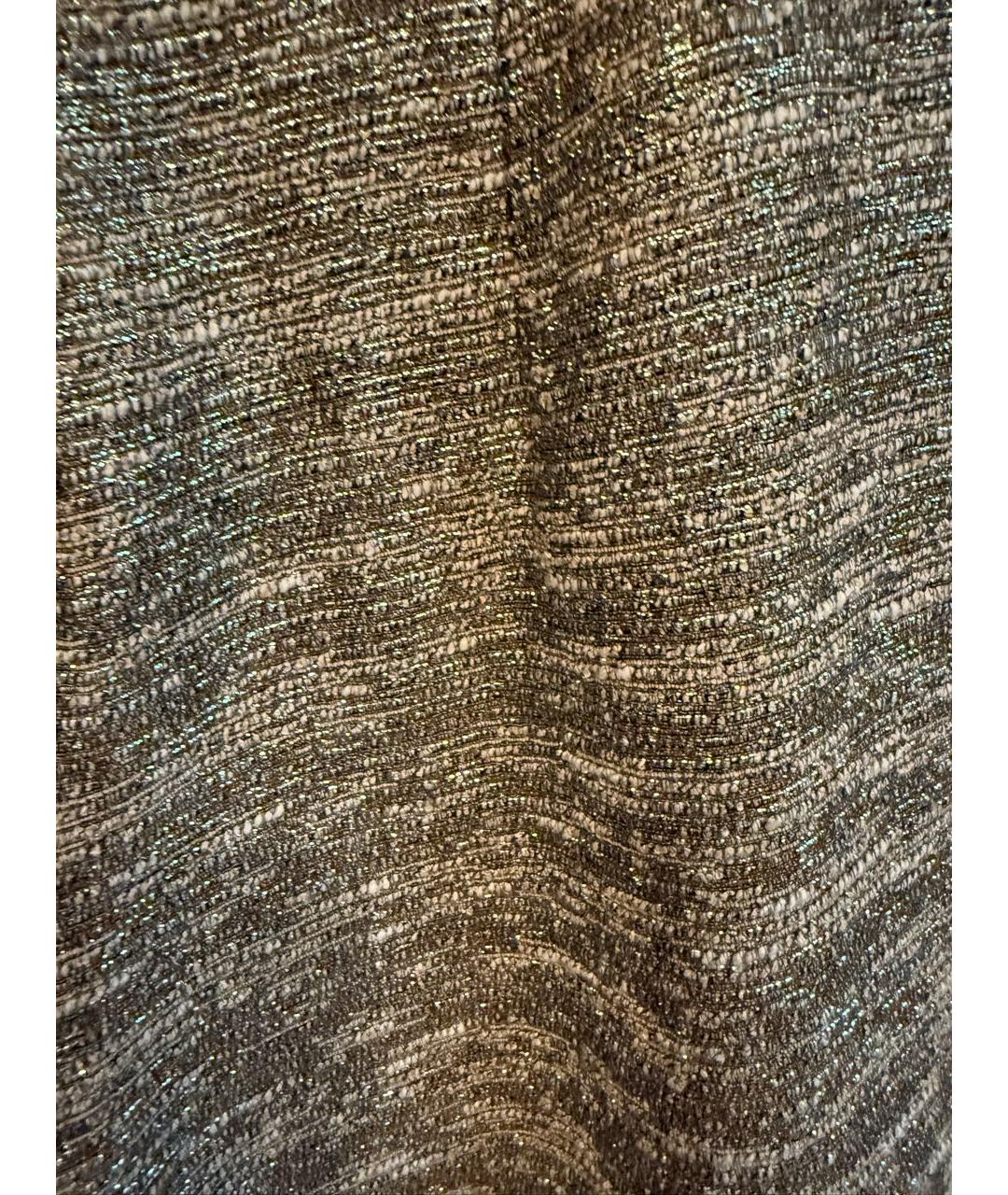 ALICE+OLIVIA Золотые хлопковые шорты, фото 4