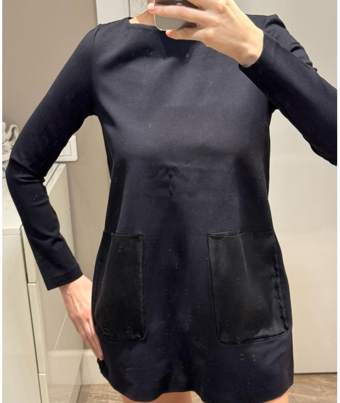 COS Черное полиэстеровое платье, фото 5