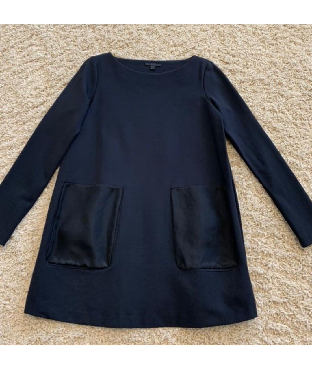 COS Черное полиэстеровое платье, фото 6