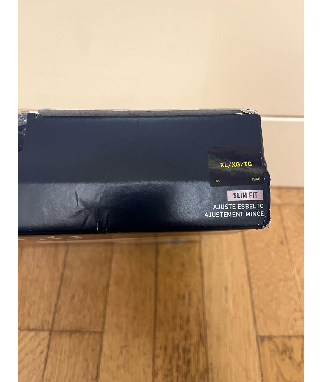 POLO RALPH LAUREN Темно-синяя хлопковая футболка, фото 3