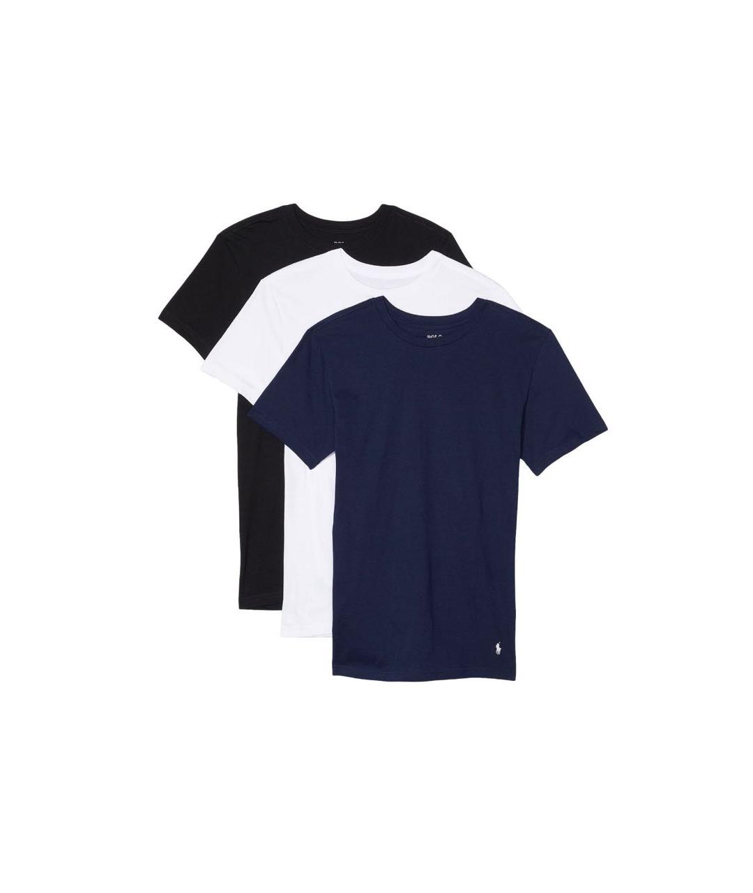 POLO RALPH LAUREN Темно-синяя хлопковая футболка, фото 5