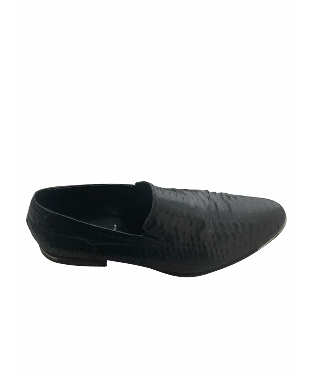 BALDININI Черные туфли из экзотической кожи, фото 1