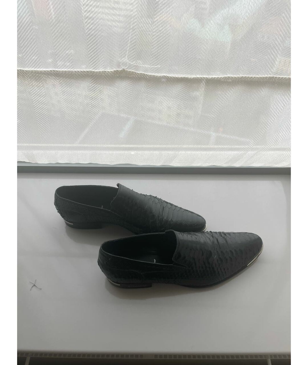 BALDININI Черные туфли из экзотической кожи, фото 6