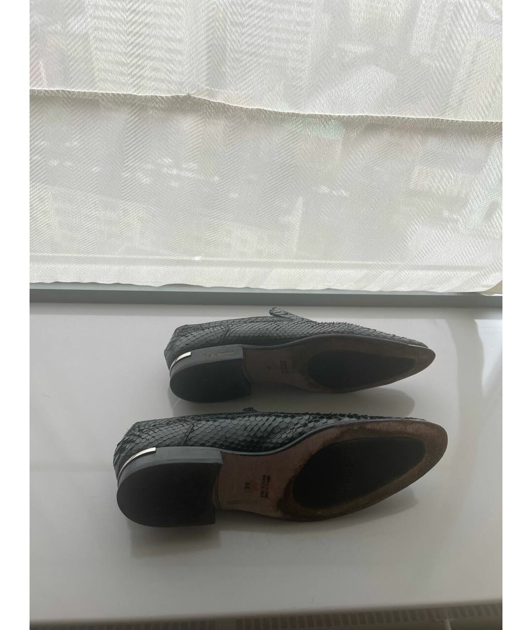BALDININI Черные туфли из экзотической кожи, фото 4