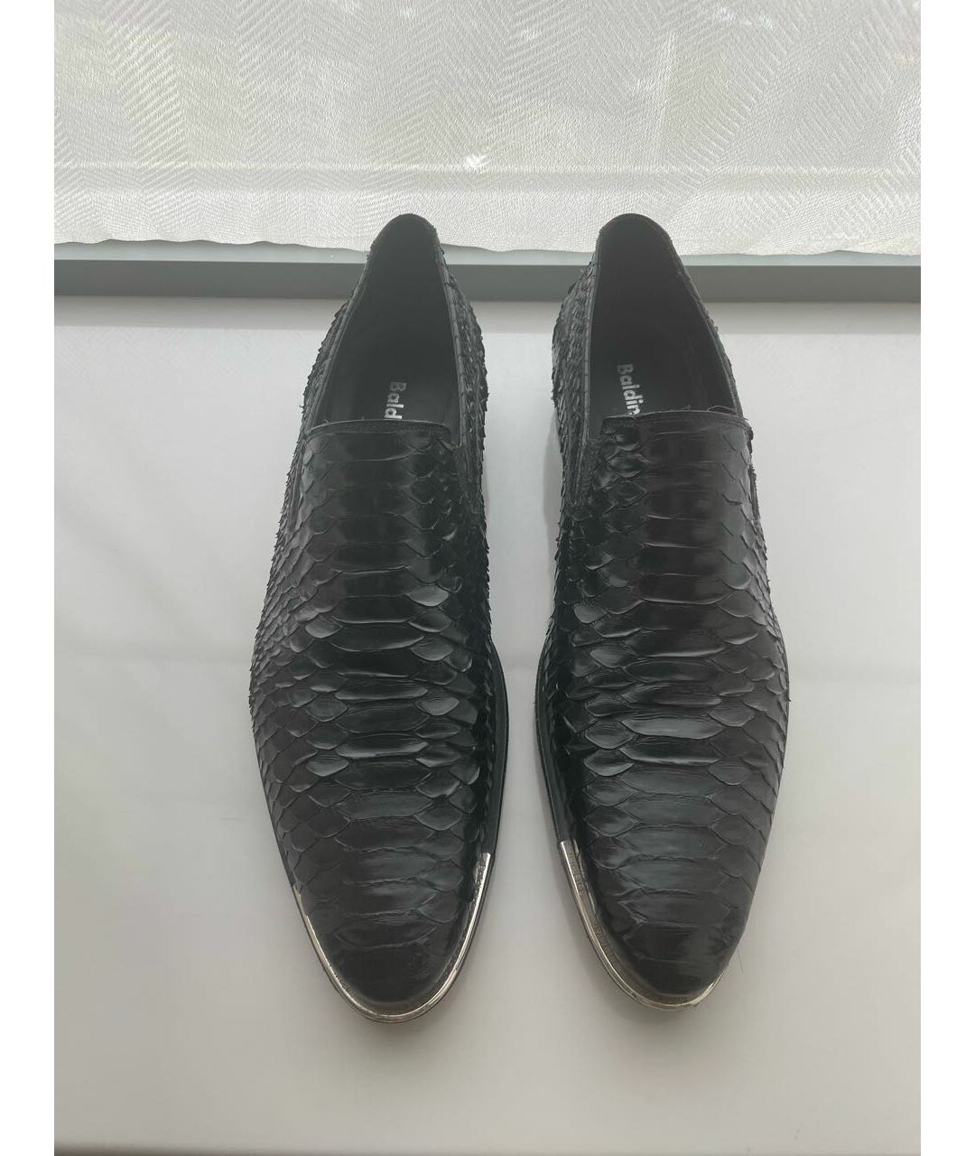 BALDININI Черные туфли из экзотической кожи, фото 2