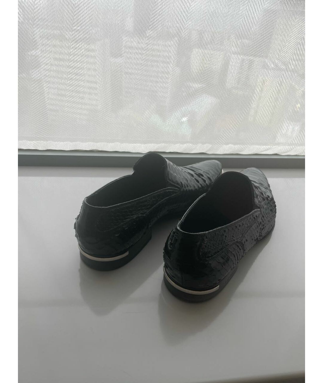 BALDININI Черные туфли из экзотической кожи, фото 3
