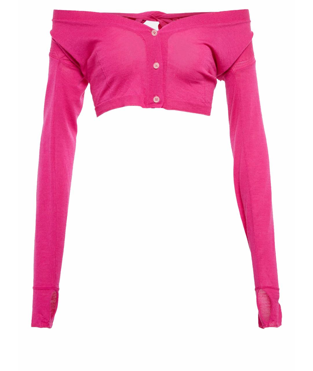 JACQUEMUS Розовый кардиган, фото 1