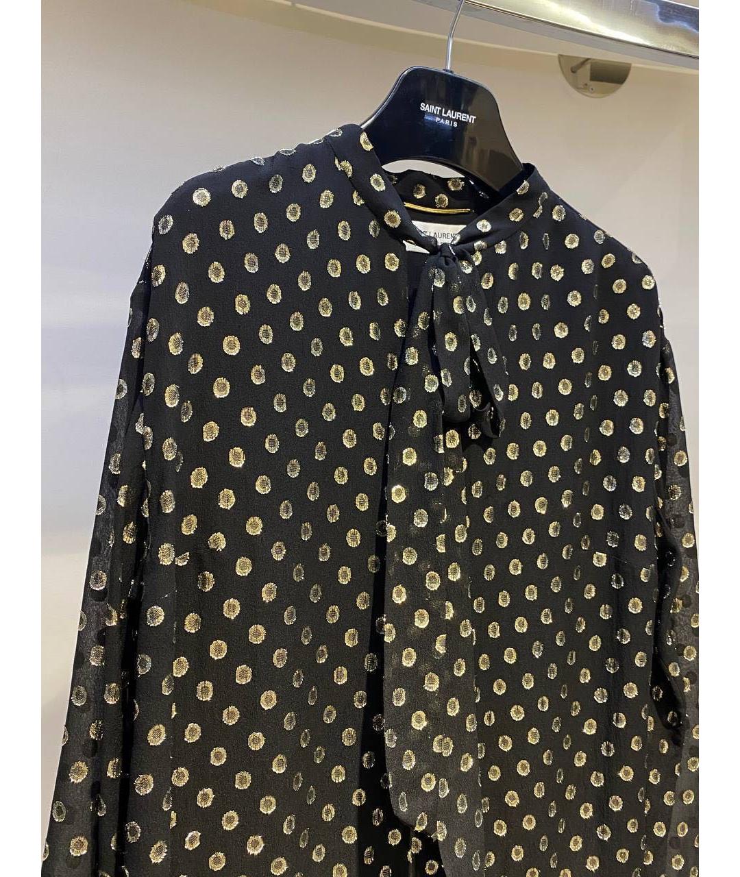 SAINT LAURENT Черное повседневное платье, фото 3