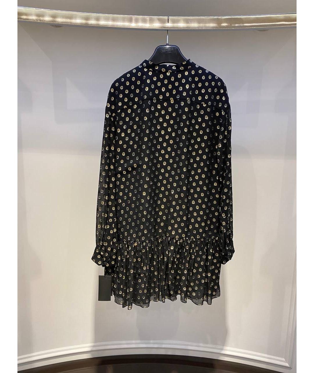 SAINT LAURENT Черное повседневное платье, фото 2