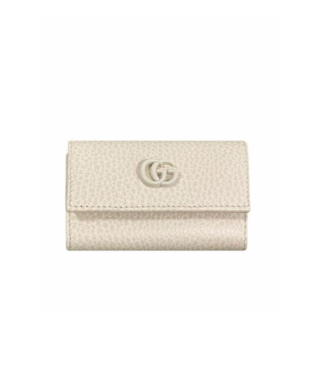 GUCCI Бежевая ключница, фото 1