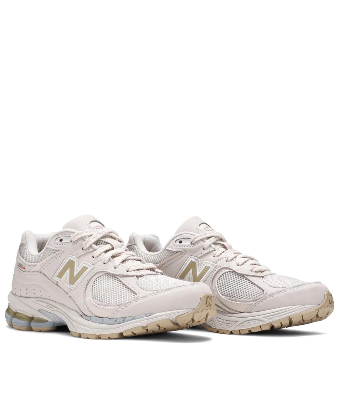 NEW BALANCE Бежевые кожаные кроссовки, фото 2