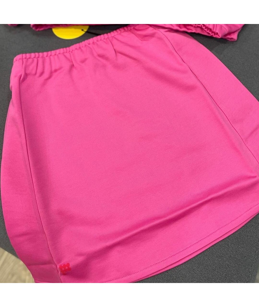 THE PANGAIA Розовый хлопковый костюм с брюками, фото 2