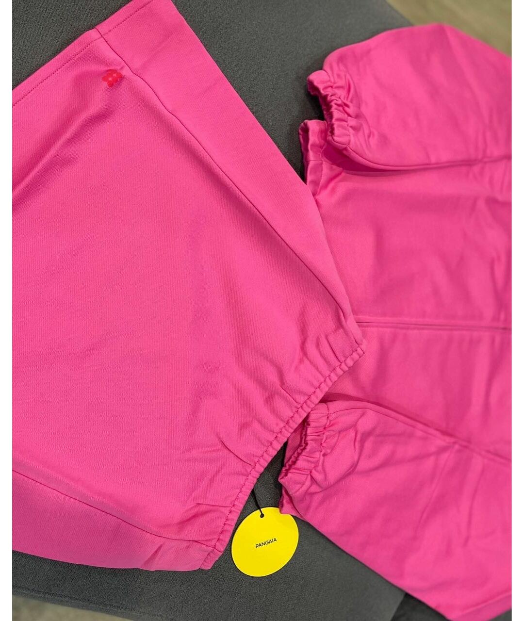 THE PANGAIA Розовый хлопковый костюм с брюками, фото 3