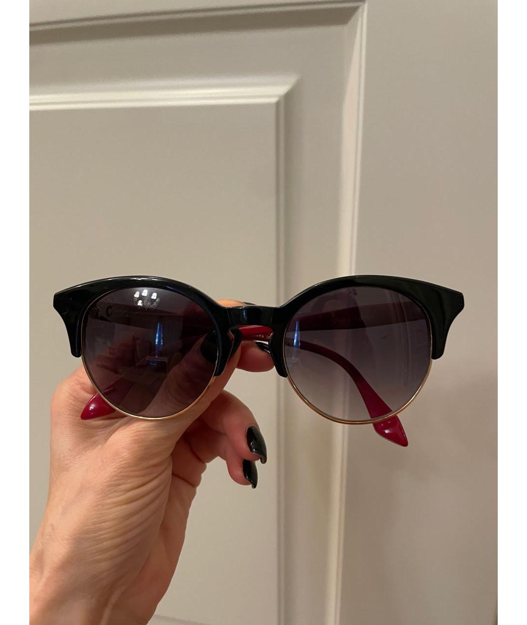 DITA Черные пластиковые солнцезащитные очки, фото 9