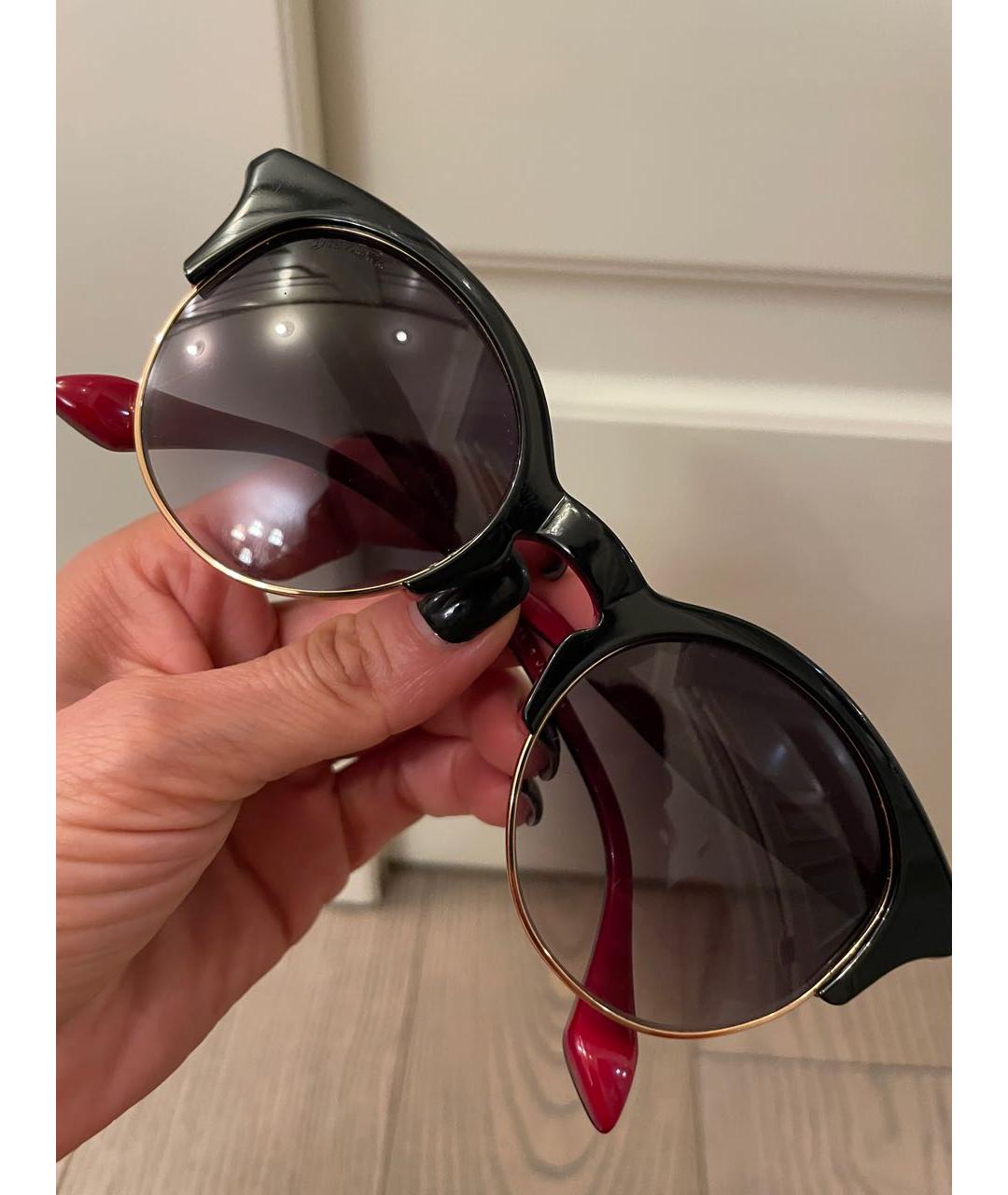 DITA Черные пластиковые солнцезащитные очки, фото 2