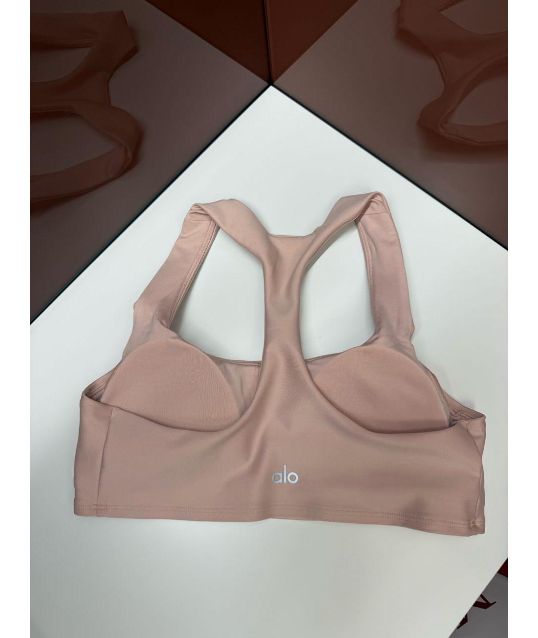 ALO YOGA Розовая майка, фото 3