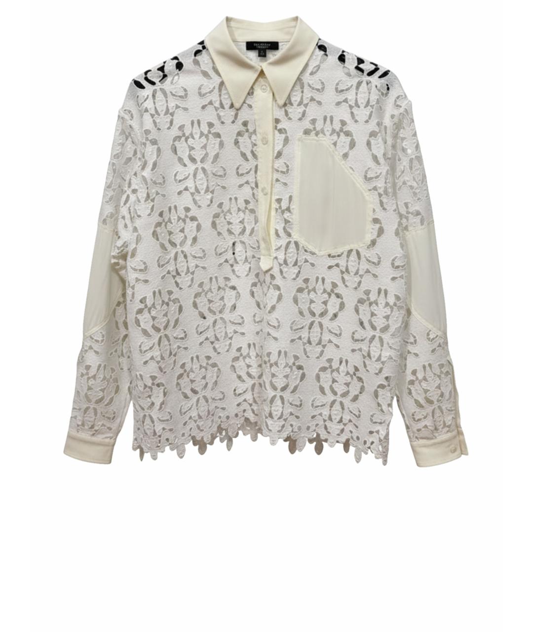 NO. 21 Белая кружевная блузы, фото 1