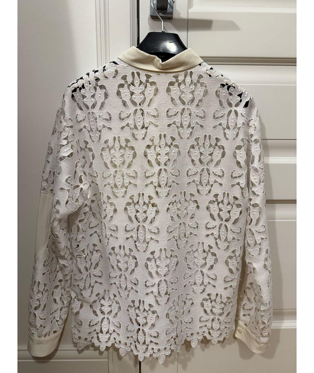 NO. 21 Белая кружевная блузы, фото 2