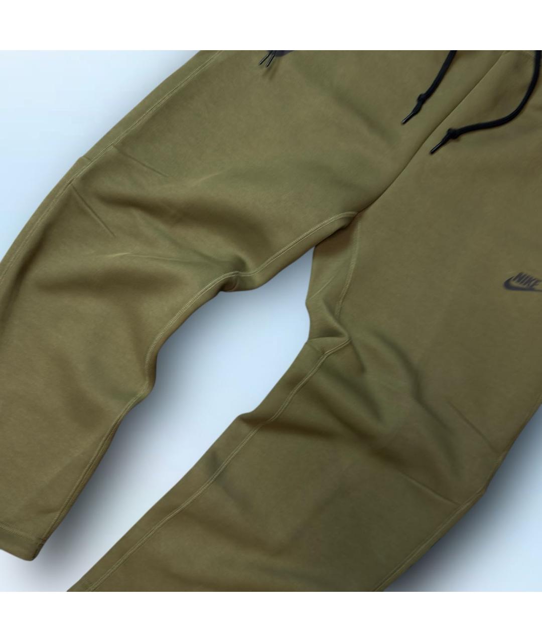 NIKE Хаки хлопковые повседневные брюки, фото 5