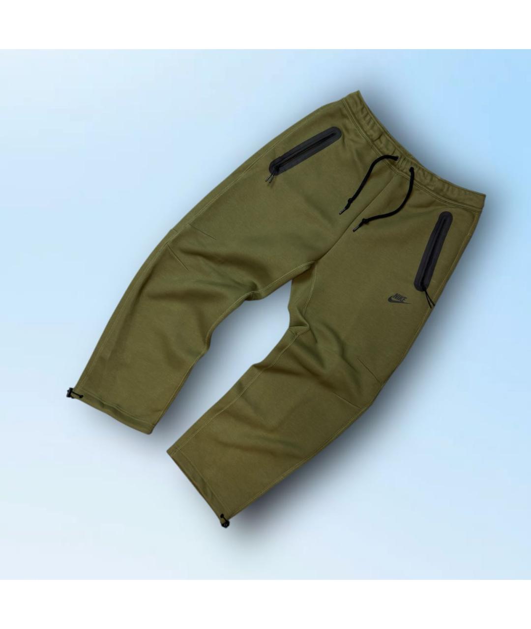 NIKE Хаки хлопковые повседневные брюки, фото 7