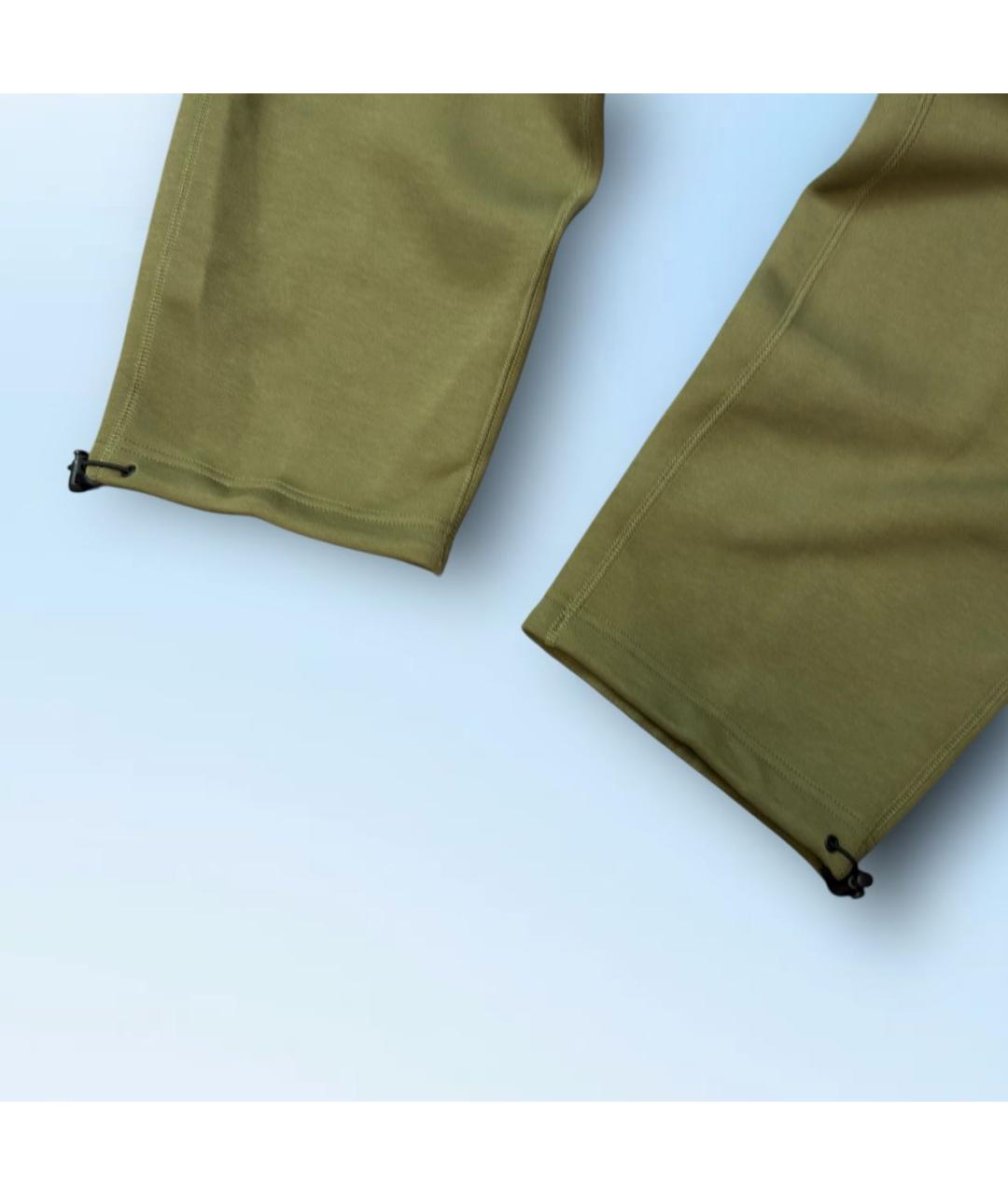 NIKE Хаки хлопковые повседневные брюки, фото 6