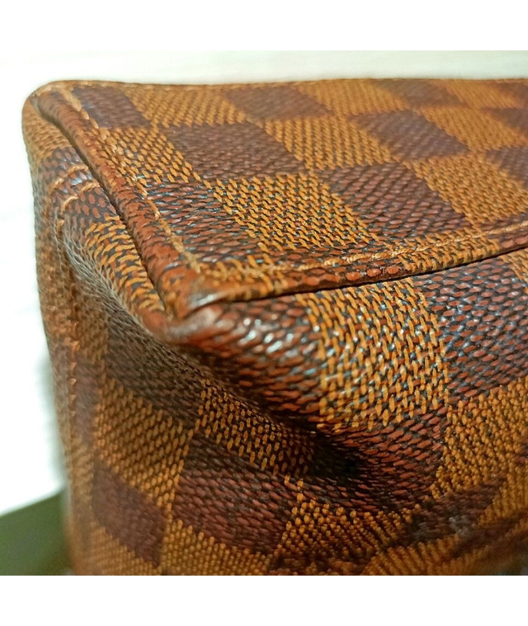 LOUIS VUITTON PRE-OWNED Коричневый портфель, фото 8