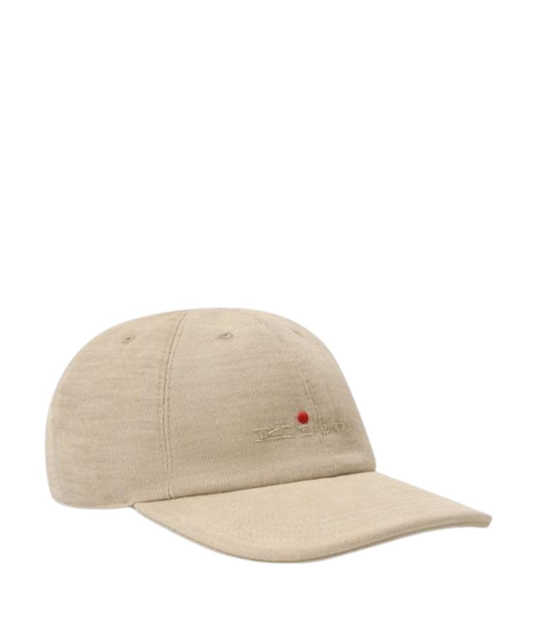 KITON Бежевая кашемировая кепка/бейсболка, фото 1