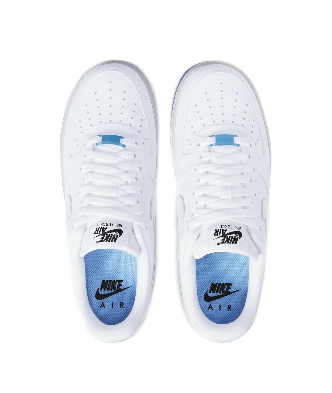 NIKE Белые кожаные кроссовки, фото 3