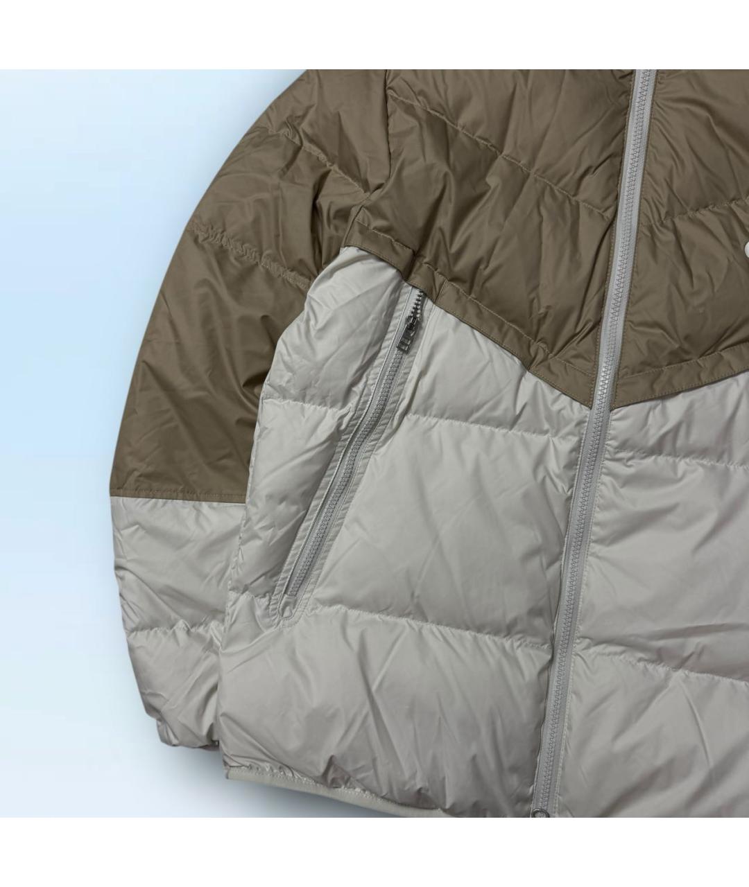NIKE Бежевый хлопковый пуховик, фото 7